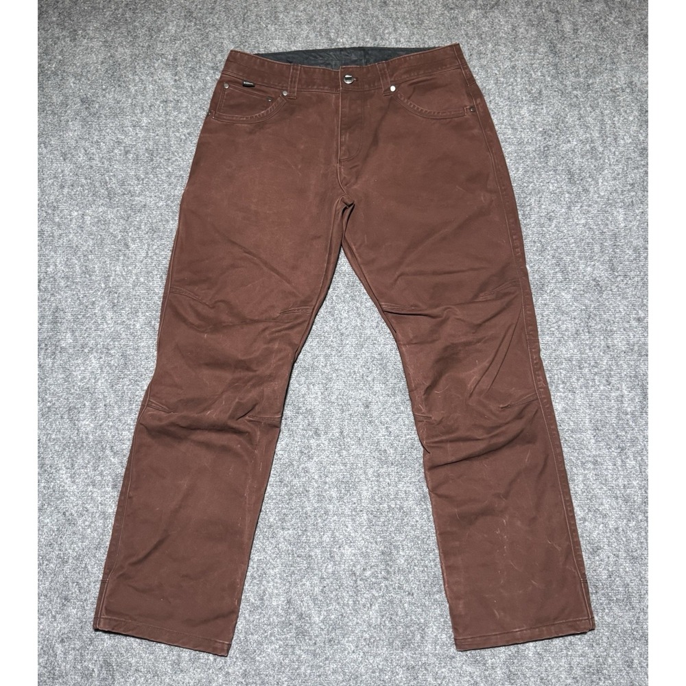 Kuhl Free Rydr Legendary Pants Brick Red Men 32x29 Vintage Patina Dye Work Pant